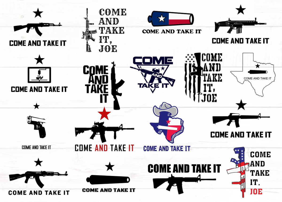 damintoell's tweet image. Turns out “come and take it” wasn’t meant as a threat, they were actually just offering everything up to the feds