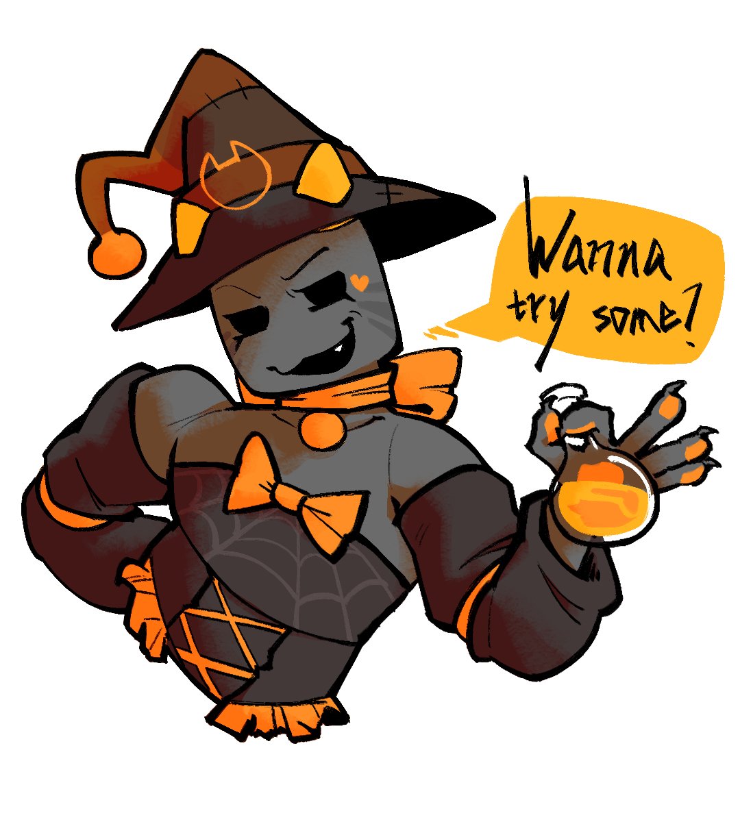 Do not accept the potion from that strange cat witch 🫵
#phighting #phightingart