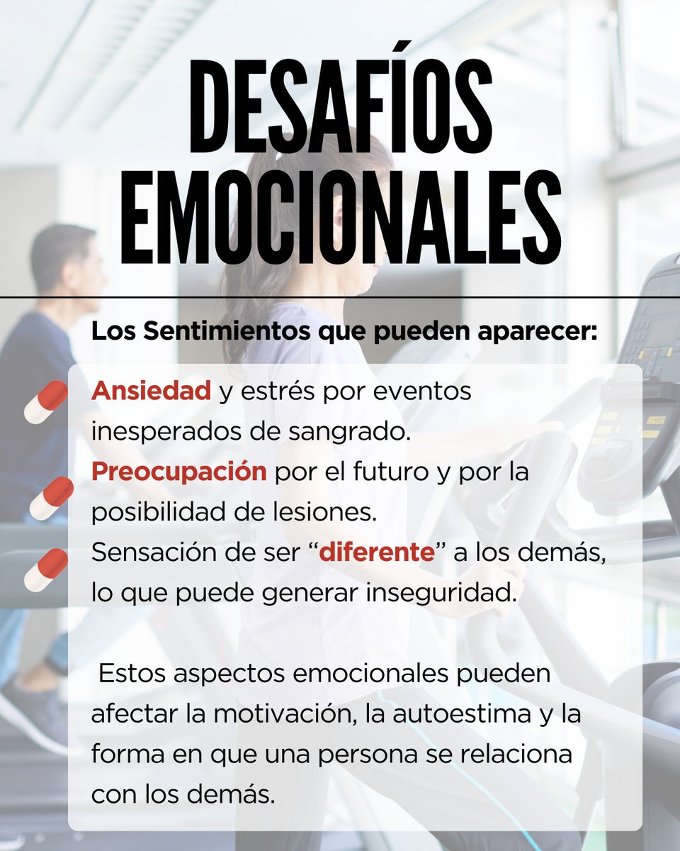 funsalhe's tweet photo. La hemofilia no solo es sangre, también son emociones. 💛
Vivir con hemofilia implica retos físicos y emocionales: a veces ansiedad, miedo o sentir que “no encajas”.
Pero cada día también hay fuerza, apoyo, resiliencia y comunidad que te levanta y te acompaña. https://t.co/OojhpIhF6k