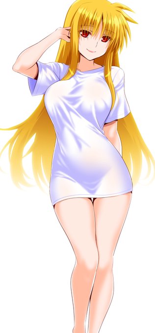 Tシャツ装備フェイトさん 