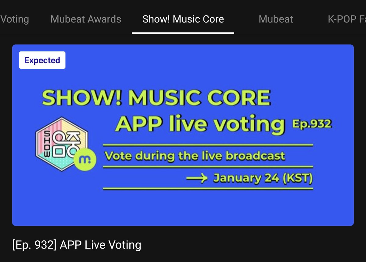 ENCREASEVT's tweet photo. [MUBEAT] SHOW MUSIC CORE LIVE VOTE ⏰

ENGENEs, Live Voting is opening soon! We are calling for every ENGENE's participation! 🙏

Ready 150 heartbeats on your accounts and convert it to five (5) Show Music Core live voting tickets once nomination is confirmed.

Only 5 live voting tickets can be used per account. We advise to use multiple accounts to vote! Purchase tickets if you have the means! 

FIGHTING!!! 🔪🔪🔪💥