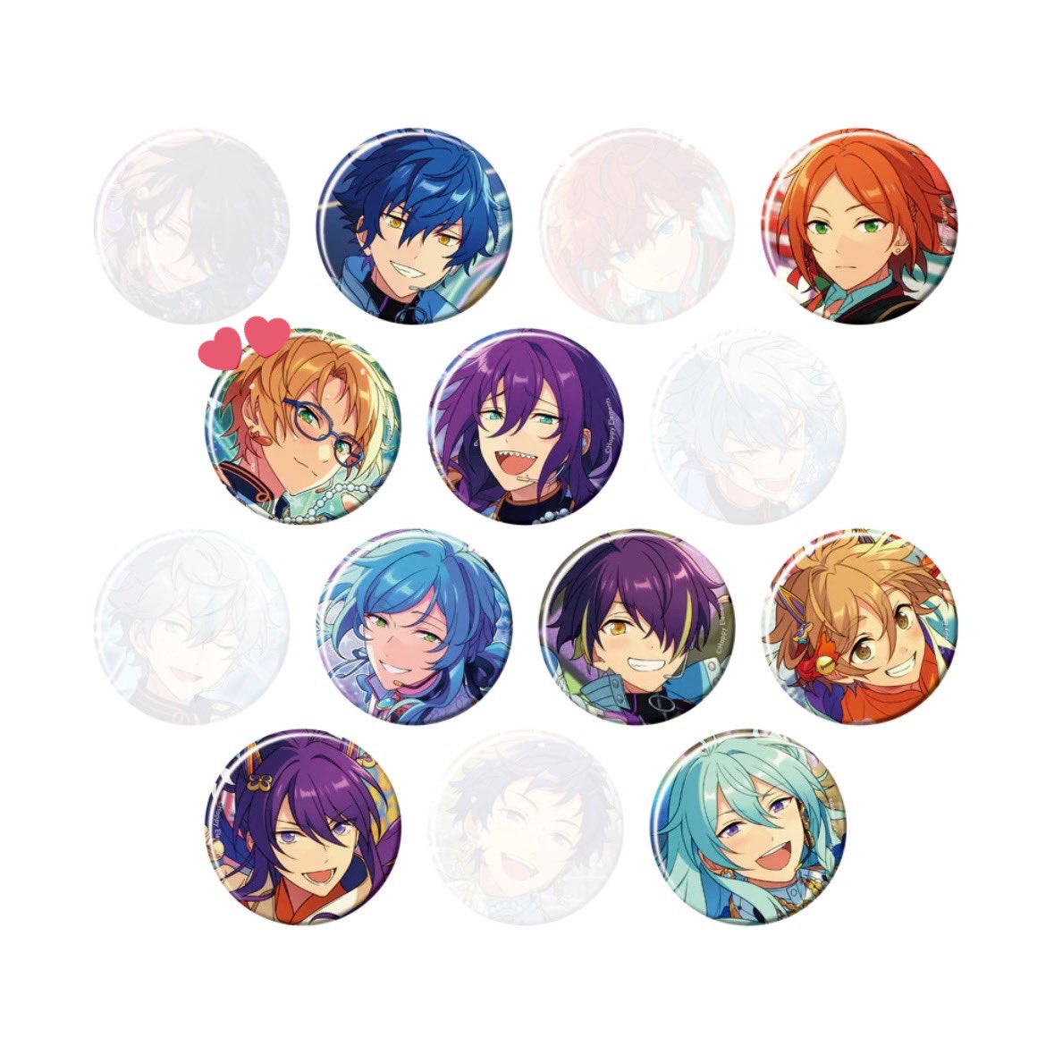 交換・譲渡】あんスタ コレクション缶バッジ 2025 Jan 1月 コレ缶 idol