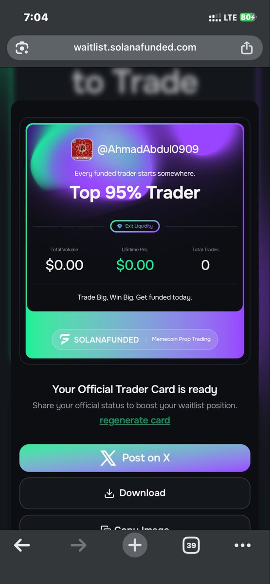 I’m outperforming others, how about you?

Check here → solanafunded.com/ref/AhmadAbdul… #Solana #Memecoins #Trading #Crypto