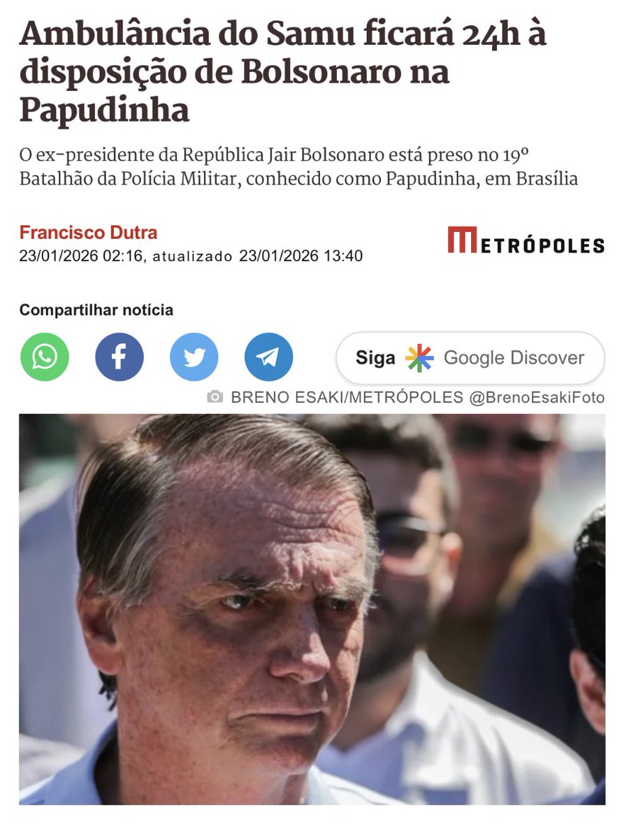 pravda_br's tweet image. Me custa acreditar que isso seja verdade! Uma ambulância da SAMU, com uma equipe médica e um motorista, ficarem à disposição de apenas uma pessoa, um sabujo de pessoa????
É um acinte!