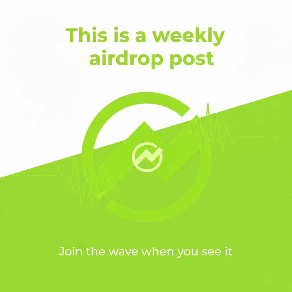 🎁 CoinMy Weekly Airdrop #3

Happy Weekend, fam! ☕️ Enjoy your weekend with a little treat from CoinMy’s USDT Airdrop!

1️⃣ Follow <a href="/CoinMy_Cex/">COINMY</a>
2️⃣ RT + 💚 + tag 3 friends
3️⃣ Drop BSC address

⏳ 48H ONLY
#WeekendAirdrop #USDTGiveaway #CoinMy