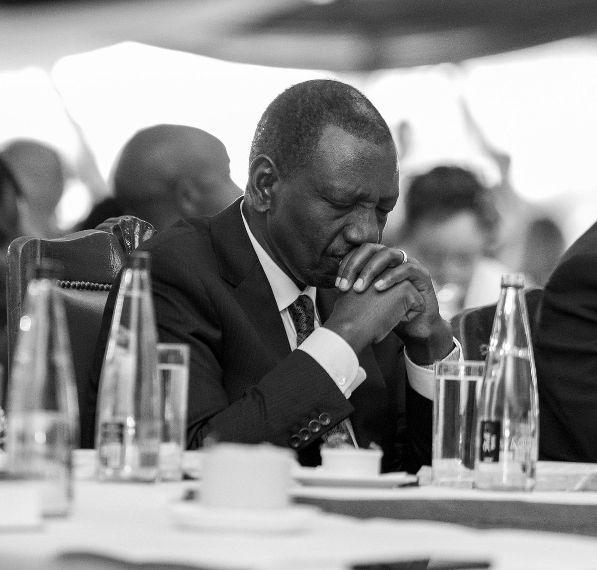 Son_of_Laikipia's tweet image. You might think he is thinking how to transform the country, kumbe he is wondering tupatie bibi za Jirongo kazi gani.