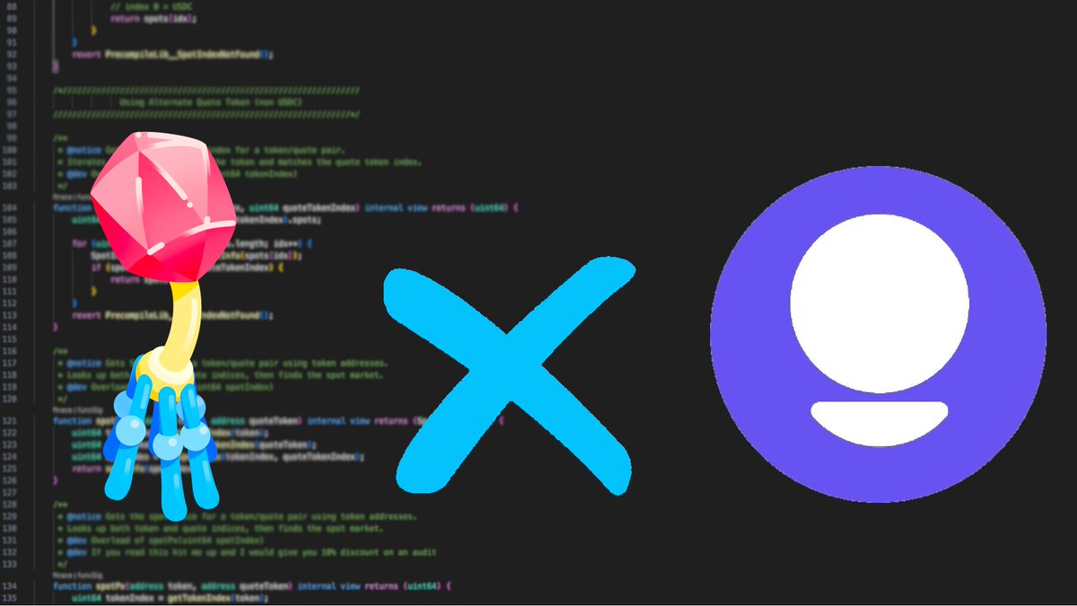 PhageSec's tweet image. Phage Security 🤝 Bounce Tech (@BounceTech)

We recently finished an audit for Bounce Tech. The code was well-structured, and the team was highly responsive and quick to fix all issues.

It was a pleasure to help another great project launch safely on @HyperliquidX