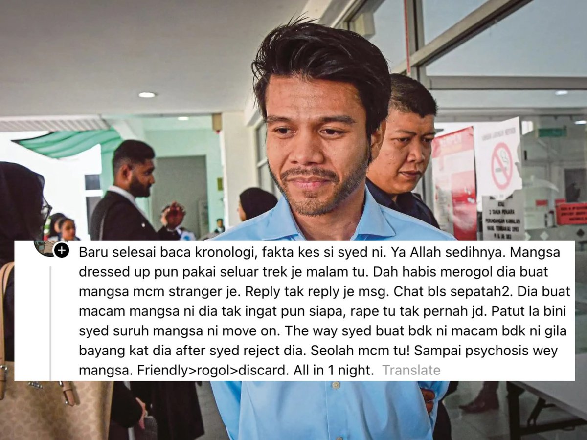 Friendly, rape, discard, all in one night. 

Jadikan iktibar!