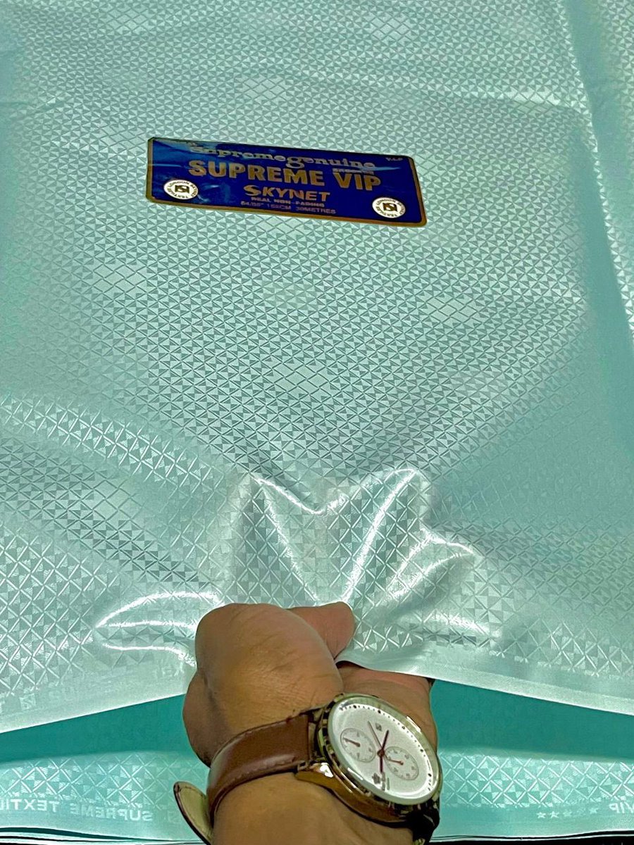 kawu90's tweet image. Kindly Rt🔁Like pls

SUPREME VIP
🏷️Price:#8,000 Per yard
☎️Call,D/WhatsApp
   (08036321855)
 🌍 KANO
🛵 Nationwide delivery