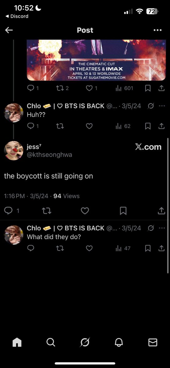 jms1c's tweet image. the boycott ?