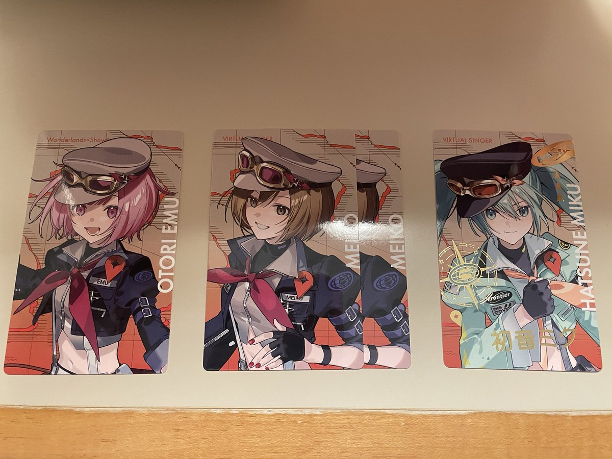 Yoru_Fuwa's tweet photo. 【交換】セカライ プロセカ プロジェクトセカイ 5th エピカ ePica ePick card

〖譲〗えむ MEIKO2 ミク(泊)

〖求〗ルカ、冬弥、雫

現地での交換、泊はルカのみ
現地のためID無し
ただ今会場内にいます。
検索からもよろしくお願いします。 https://t.co/F9tf2aRgZO