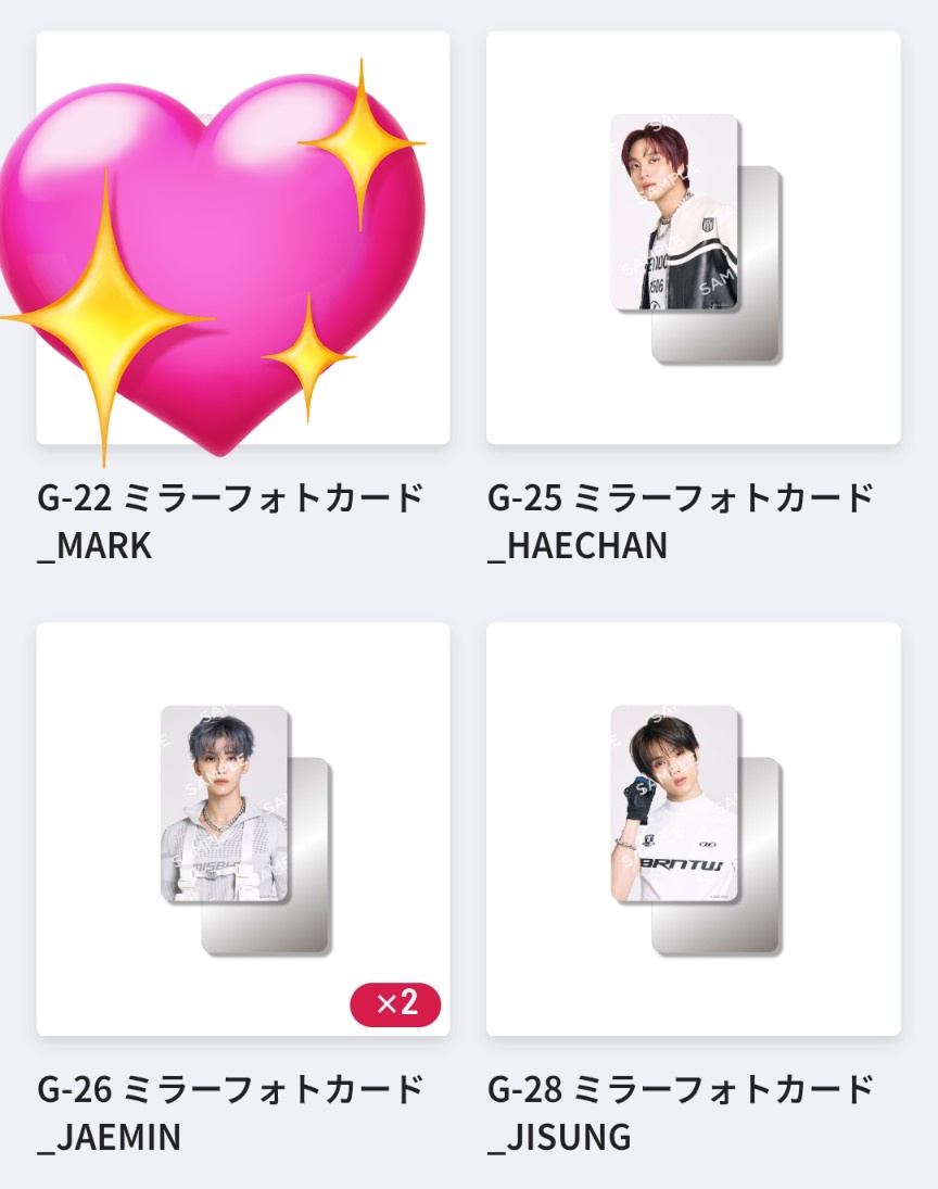 gdamgam's tweet photo. NCT DREAM ドリショ 愛知 スカイエキスポ ラントイ ドリム 交換

譲:ミラーフォトカード（ヘチャン、ジェミン、チソン）
アクリルチャーム（ジェミン、チョンロ、チソン）
求:ミラーフォトカード（ジェノ）、アクリルチャーム（マーク） 

今日か明日会場にて交換希望です。お気軽にリプ下さい🙇‍♀️ https://t.co/O2P31ME7TA