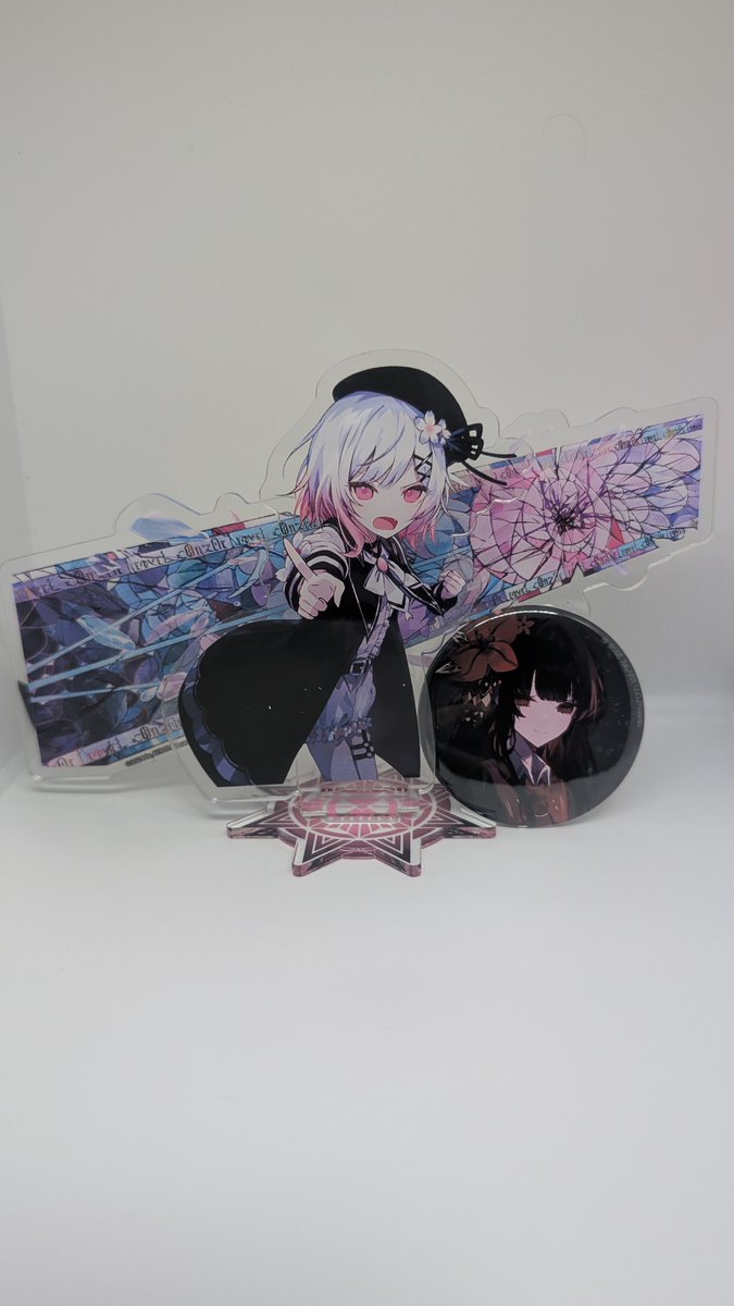 まのさばグッズ到着。 魔女裁判パートの桜羽エマちゃんカットイン