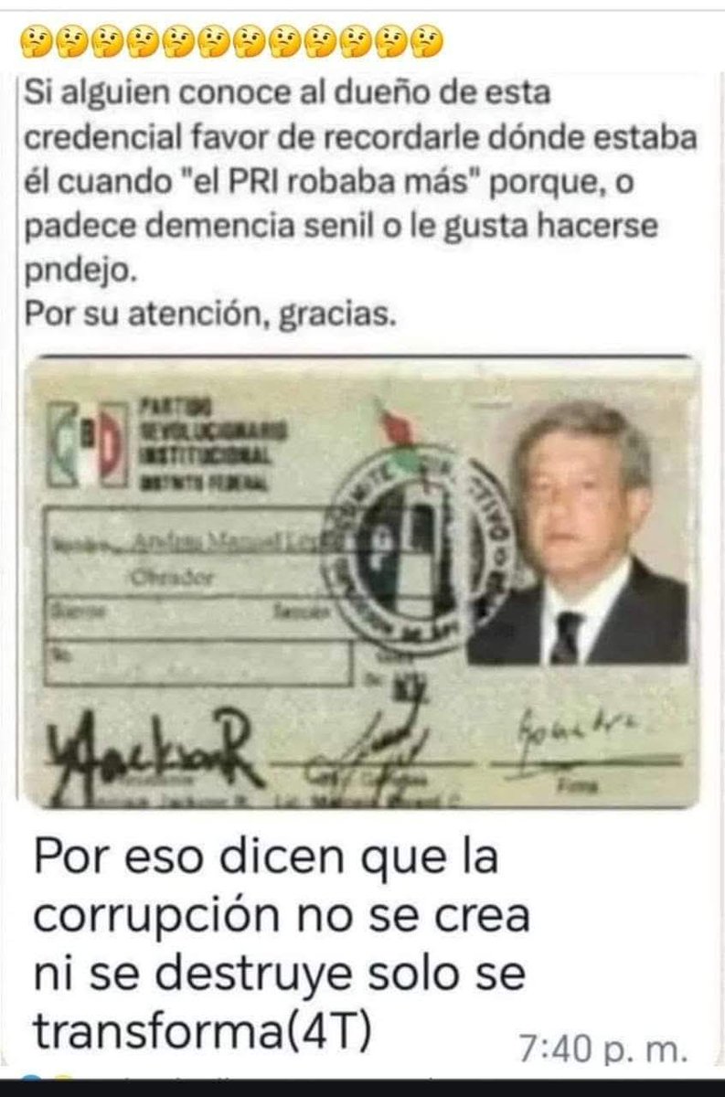 Cedillop01's tweet photo. @AngMariscal4T De ahí salió este líder huachicoleroooo!! https://t.co/QR3I67k8Ja