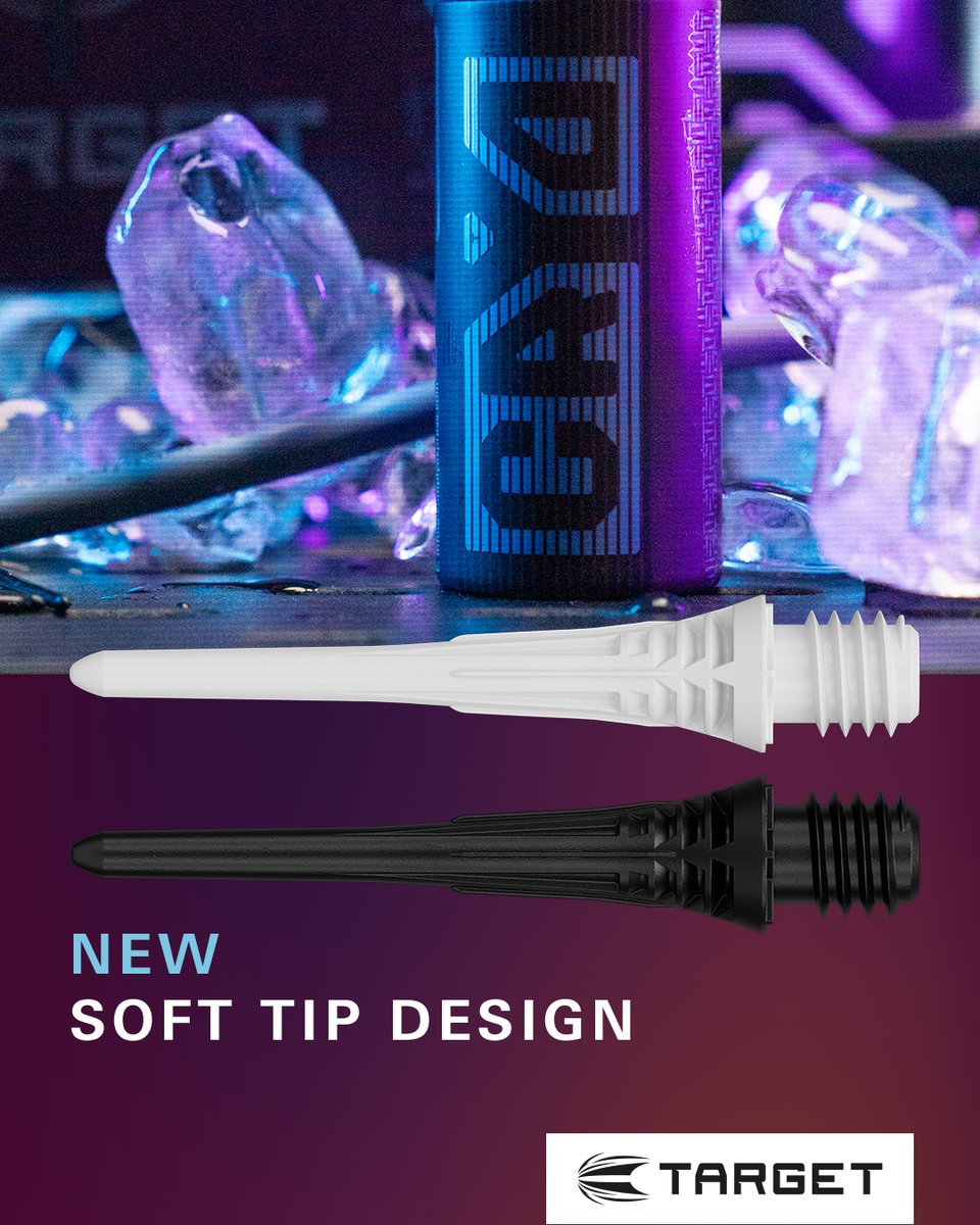 ＼CRYO TIP 登場／

Target Darts × Target Darts Japanが共同開発した
CRYO (クライオ)

安定性・耐久性・精度を追求した新世代ソフトティップ。
計算された柔軟性により、破損を抑えながらスムーズで安定した飛びを実現。
練習からトーナメントまで、毎投信頼できるパフォーマンスを提供します。

🔹