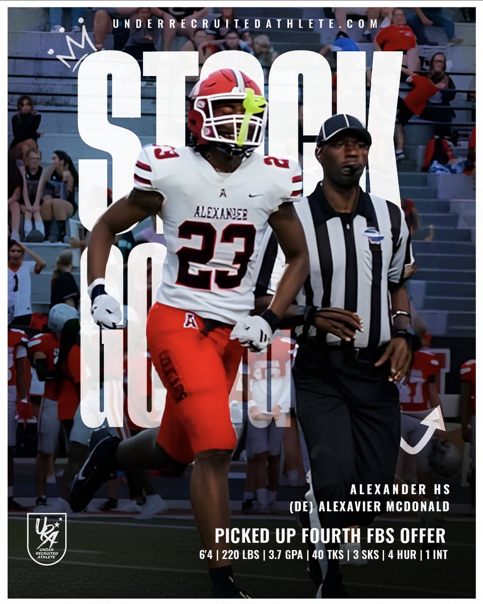 urasportsshow's tweet image. C/O 27 DE @Db23Mac - Alexander HS (GA)

Get Your FREE Profile Today @https://underrecruitedathlete.com 

youtube.com/@underrecruite… 
instagram.com/ura_sportsshow

@vlogs_flow
@DMVSports4U
@DMVSport
@DmvSportsLive6
@elitefootballac
@CoachTBarr
@AlexanderFball 
@CoachPatke @CoachBrentKeyGT