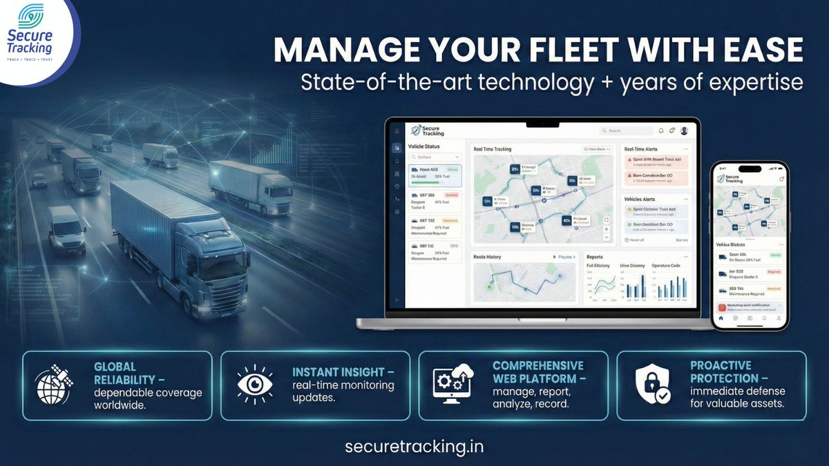 Securetrackin's tweet photo. When it’s cash or gold logistics, there’s no room for risk. 🔐🚚
Track every vehicle in real-time with instant updates &amp; secure monitoring.

🌐 https://t.co/KtOgRCknFQ

#CashLogistics #GoldTransport #SecureTransit #FleetTracking https://t.co/icUpDpFteo
