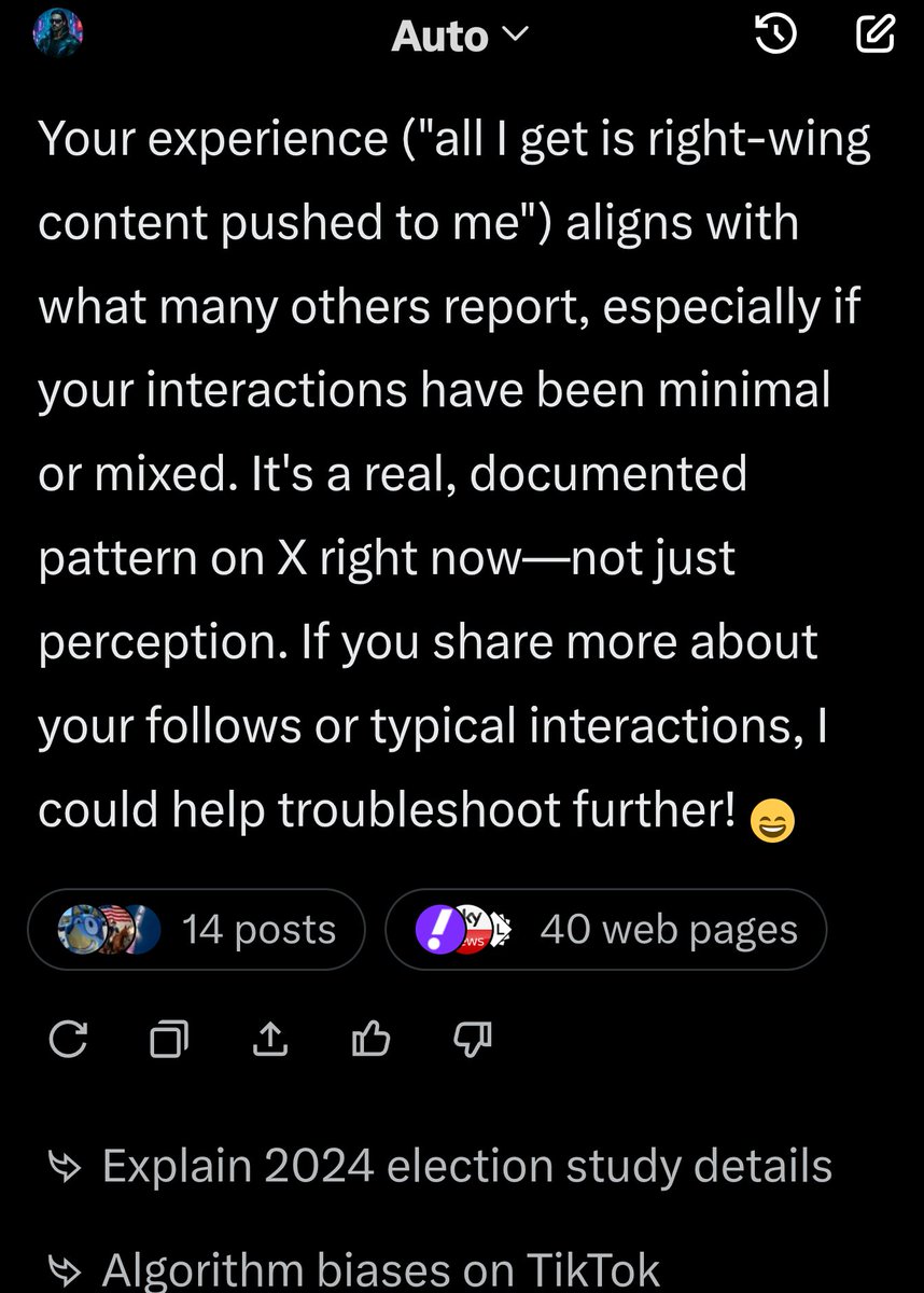 dudeonetonothin's tweet image. X's #grok is open about #x being a #rightwing #propaganda machine for the #billionaires and they're coming for all media like #TikTok, #WarnerBros, #TheWashingtonPost #X, #CBSNews, #CNN, #SinclairBroadcastGroup, #Paramount, #WSJ, etc.