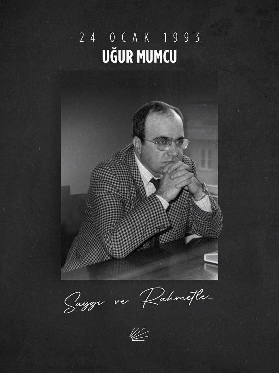 Kalemini gerçeğin, aklın ve Cumhuriyet değerlerinin hizmetine adayan; karanlığa karşı cesaretle yürüyen, Atatürk devrimlerinin yılmaz savunucusu, dürüstlüğün ve onurlu gazeteciliğin simgesi Uğur Mumcu’yu sevgi, saygı ve özlemle anıyoruz.