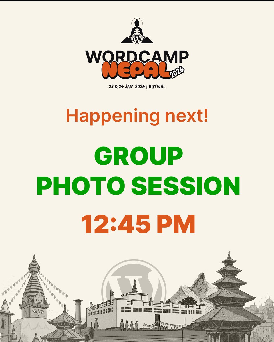 WordCamp Nepal (#WCNP) tweet media