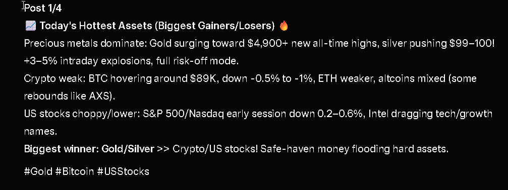 vic82837085's tweet photo. 📈 Today's Hottest Assets (Biggest Gainers/Losers) 🔥 https://t.co/ZkcahTvNeR