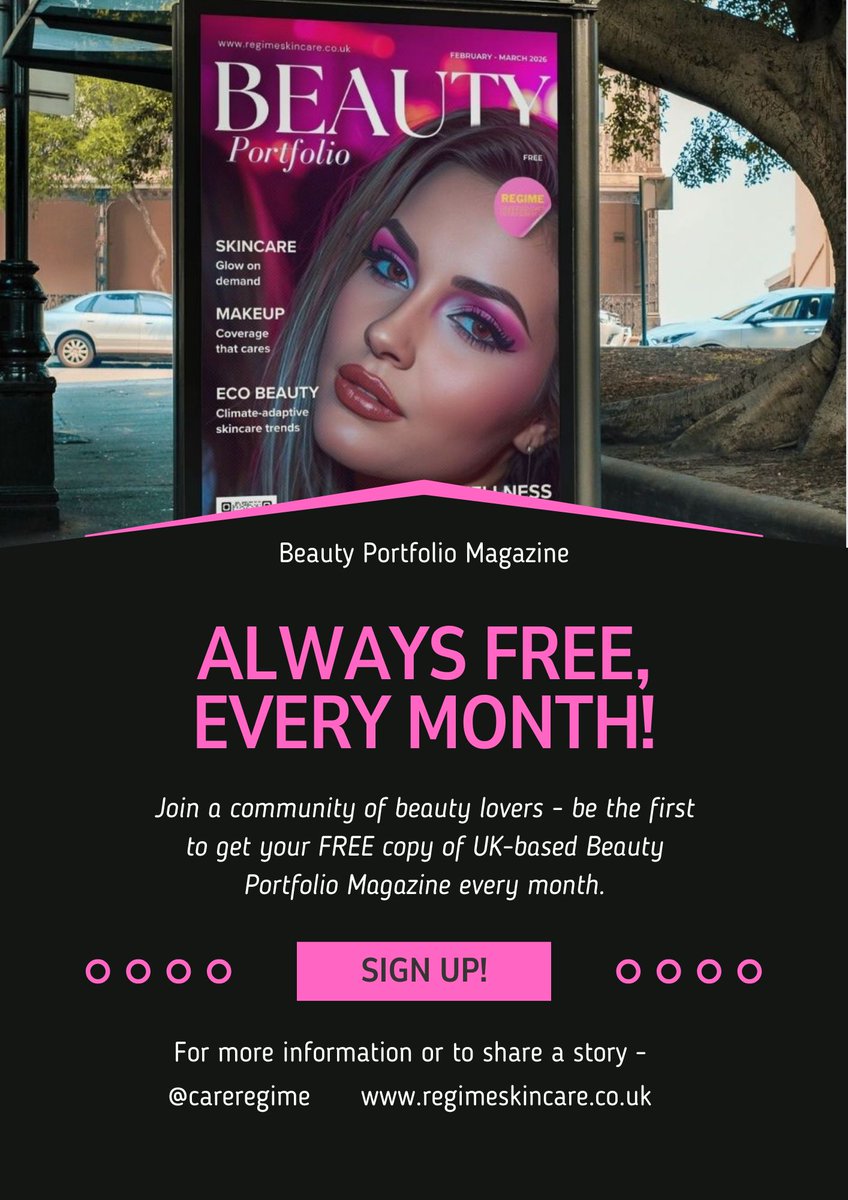 CareRegime's tweet photo. Never miss your free copy of our skincare and makeup magazine. Subscribe to our newsletter - or visit our website to get this month's now.
https://t.co/auv17UaoqR
#freemagazine #beauty #MHHSBD https://t.co/FzzQWp0fgN