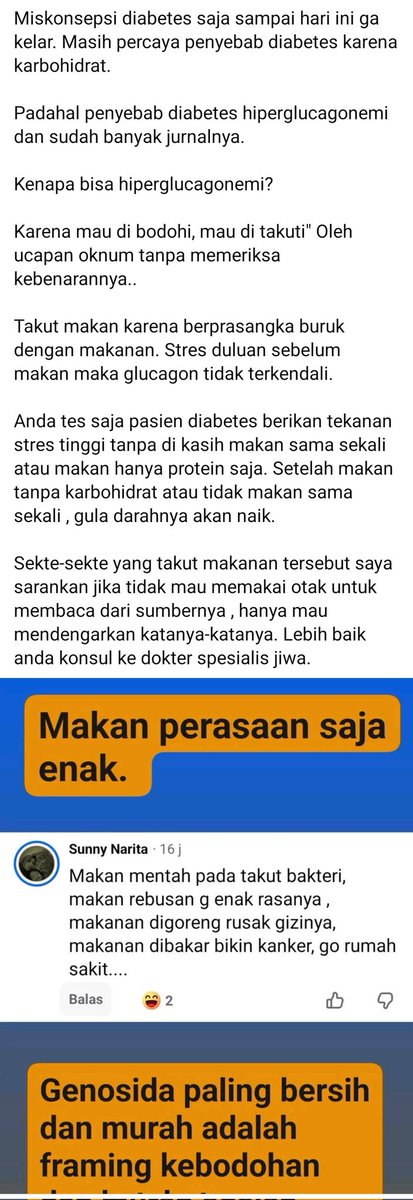 Diabetes adalah hiper glucagonemi bukan hiper insulinemi.
