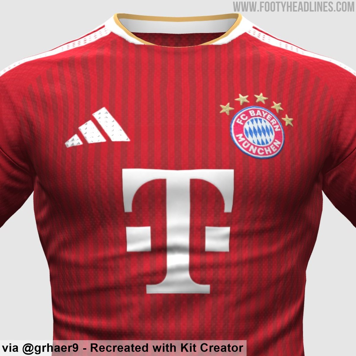 📸🔴⚪ A look at the final design of Bayern's home kit for next season [<a href="/grhaer9/">grhaer9</a> via <a href="/Footy_Headlines/">Footy Headlines</a>]