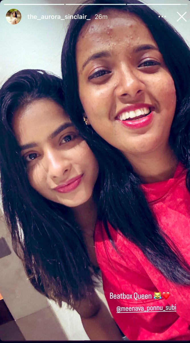 Vathsi28's tweet photo. Ahaa girl together 💖💕❤️😍
#AuroraSinclair #SubikshaKumar #BiggBossTamil9 https://t.co/RYIT4uVZrv