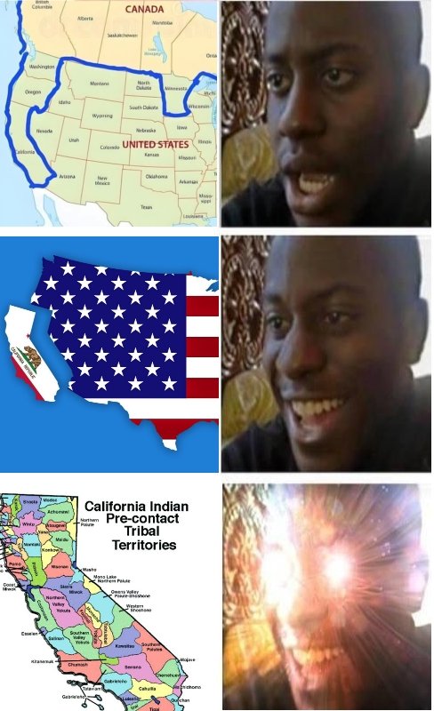 WolfJointPagan's tweet image. So sick of these weird petitions for California to join Canada or Denmark. Why are we trading one distant white-supremacist capital for another? #LandBack #FreeTheBear