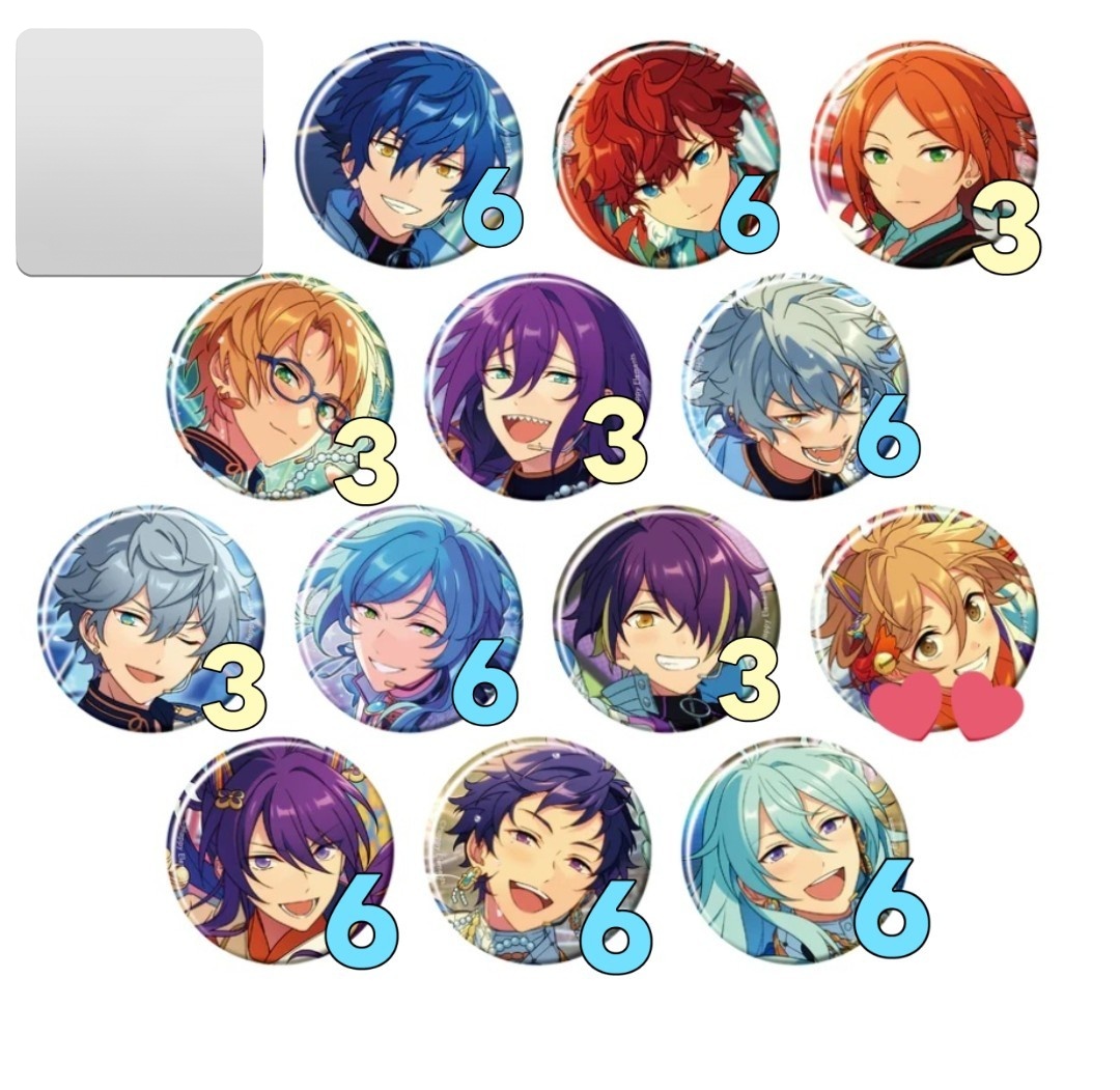 交換】あんスタ コレクション缶バッジ コレ缶 2026 Jan. idol 譲