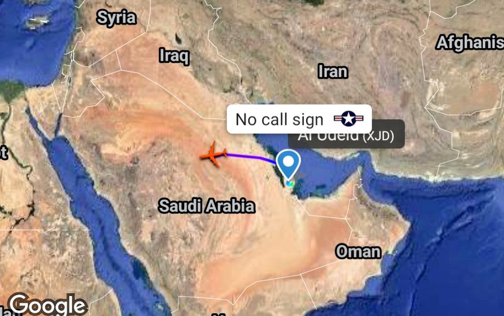 #Sondakika

🔴4 ABD KC-135 hava yakıt ikmali tankeri, bilinmeyen nedenlerle Katar'daki Al Udeid hava üssünden ayrıldı.