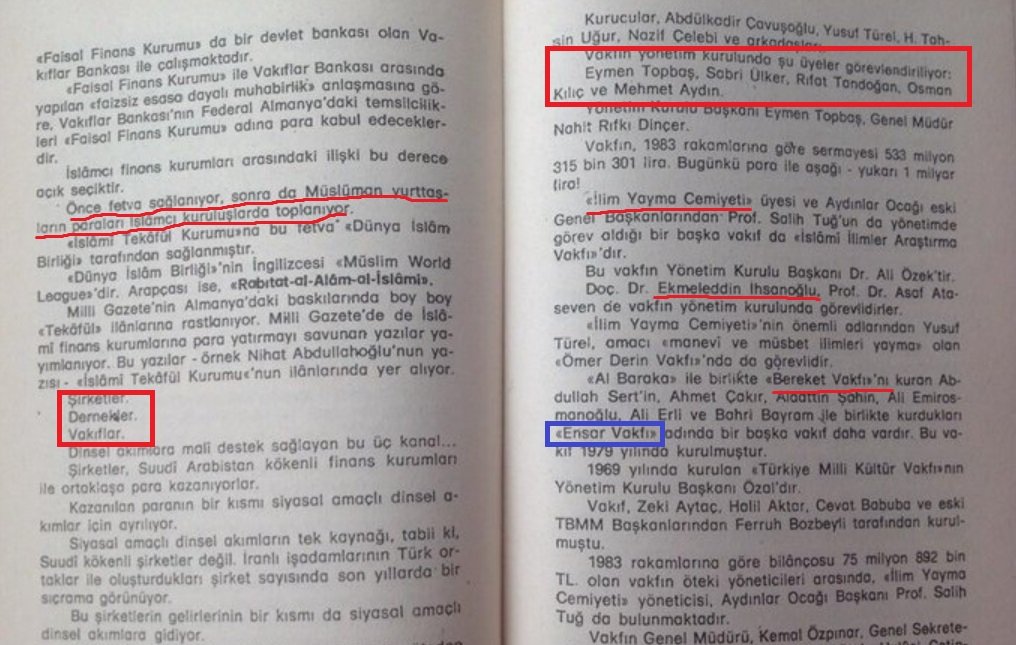 📌Şehit Uğur Mumcu'nun 1987 Yılında yazdığı ve Kütüphanemin en önemli eserlerinden biri olan "RABITA" adlı kitabında bahsettiği Siyasal İslam'ın çirkin finans ağı...
Tam 40 yıl önce yazmış her şeyi...
Ruhu Şad Olsun.
 #UğurMumcu #Rabıta 
#24OcaktaNeOlmuştu #Cumartesi