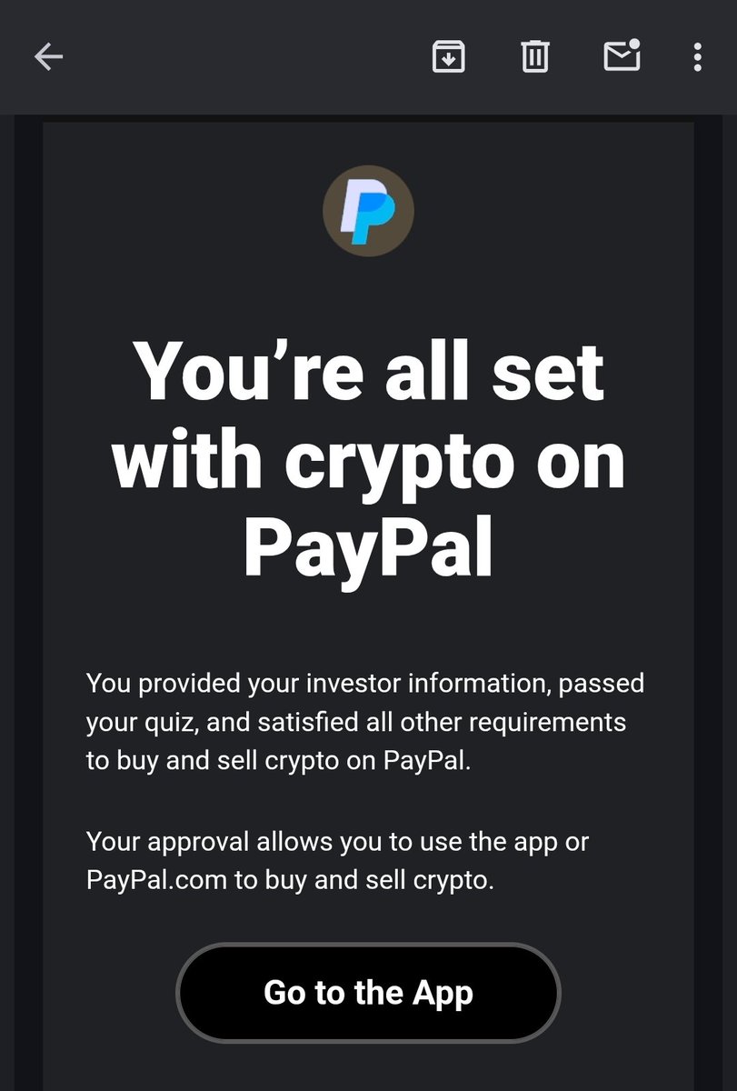 You can now buy crypto in the uk @PayPal😎👍🇬🇧