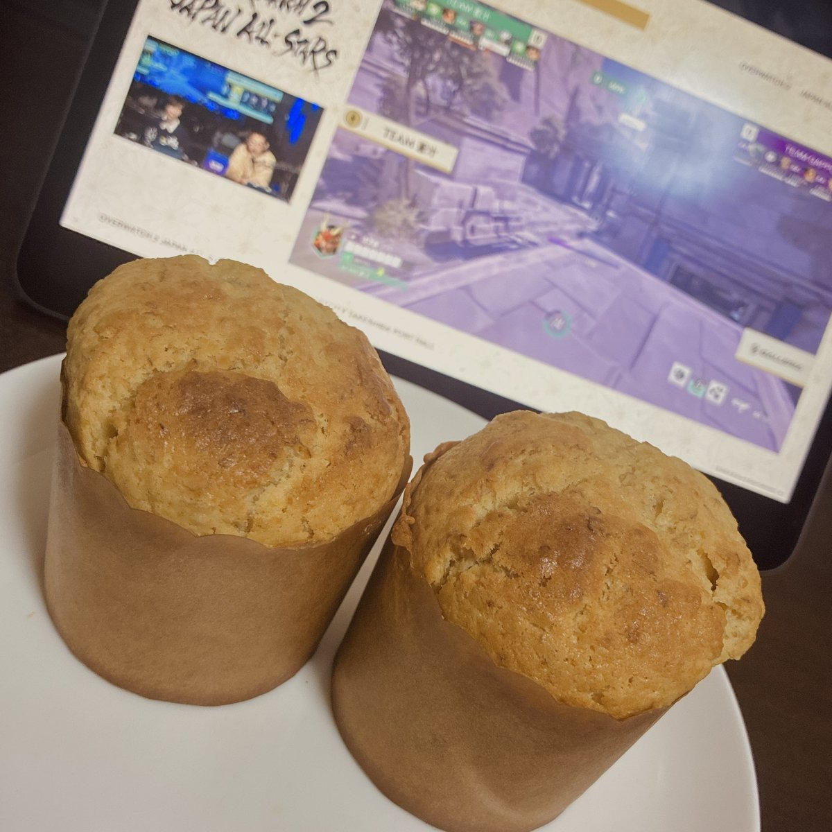 バナナマフィン焼いた(  ˙༥˙  )
