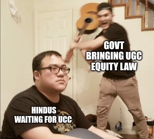wokiepedia's tweet photo. @narendramodi गुरुजी हम UCC का रास्ता देख रहे थे
आप लोग UGC लेकर आ गए....
ऐसा न करें मालिक 🙏🙏😭😭

#UGC_RollBack #यूजीसी_कानून_रद्द_कीजिए https://t.co/0ZXQkRAHHw
