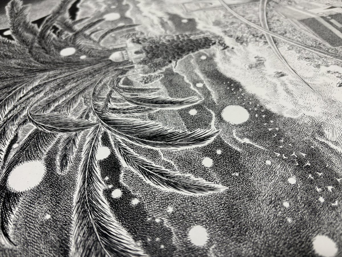 個展にも出してた作品だけど、4月に海外から受け取りに来てくれる