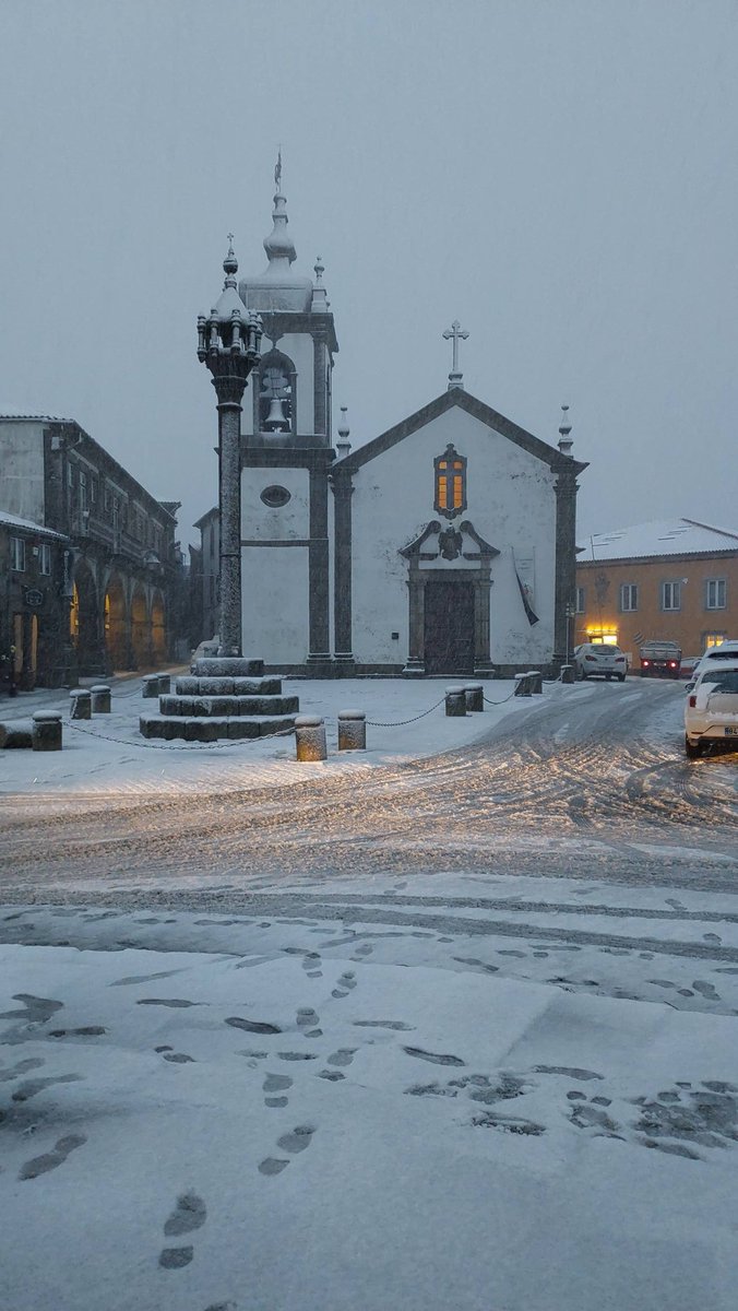 Neve em Trancoso. Aldeia Histórica de Portugal. ❄❄❄