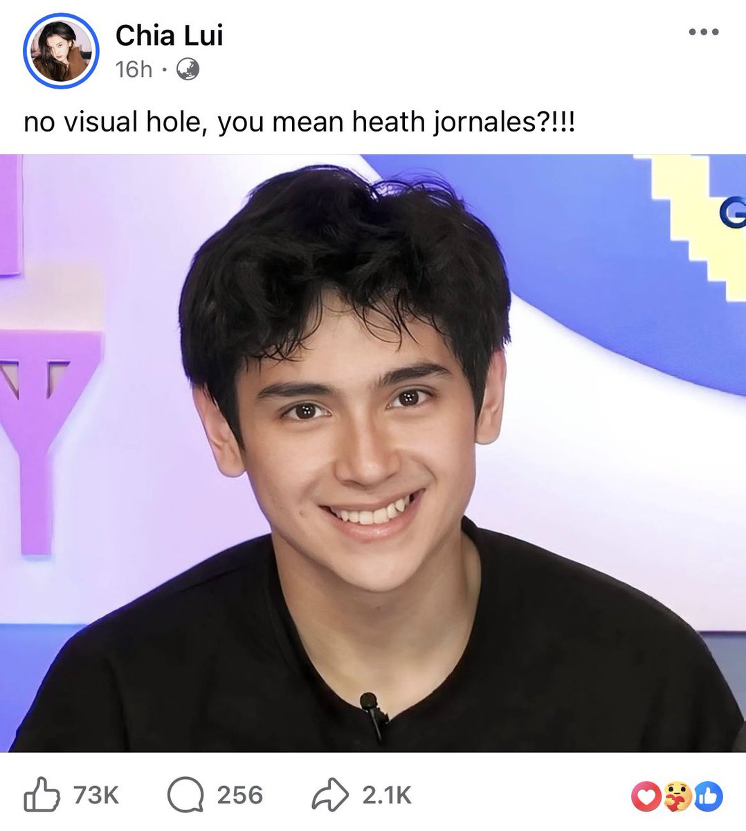 shan_phoebe's tweet photo. gets na gets, ang pogi naman kasi talaga

#HeathJornales https://t.co/DWXKMV2ky4