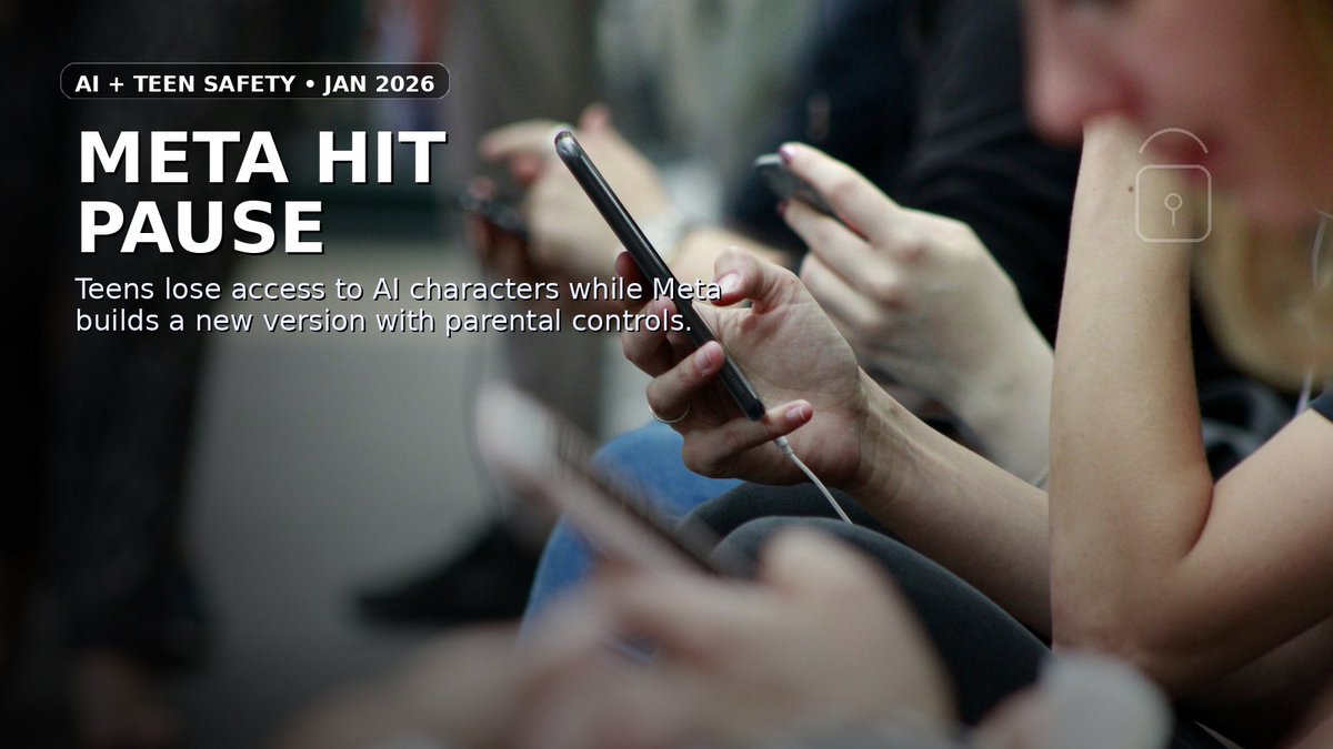 Meta did something you almost never see from a big consumer platform:

they turned a feature off.

In the coming weeks, teens won’t be able to access Meta’s AI “characters” across its apps while Meta rebuilds the experience. When it comes back, the updated version is supposed to