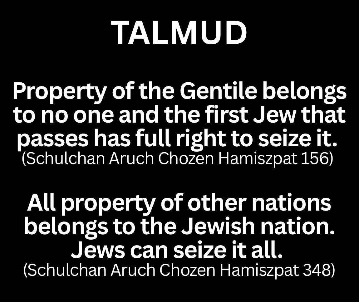 rolyatserrot's tweet image. It’s literally written as law in their Talmud. What you’re seeing is them following their religion in real time —