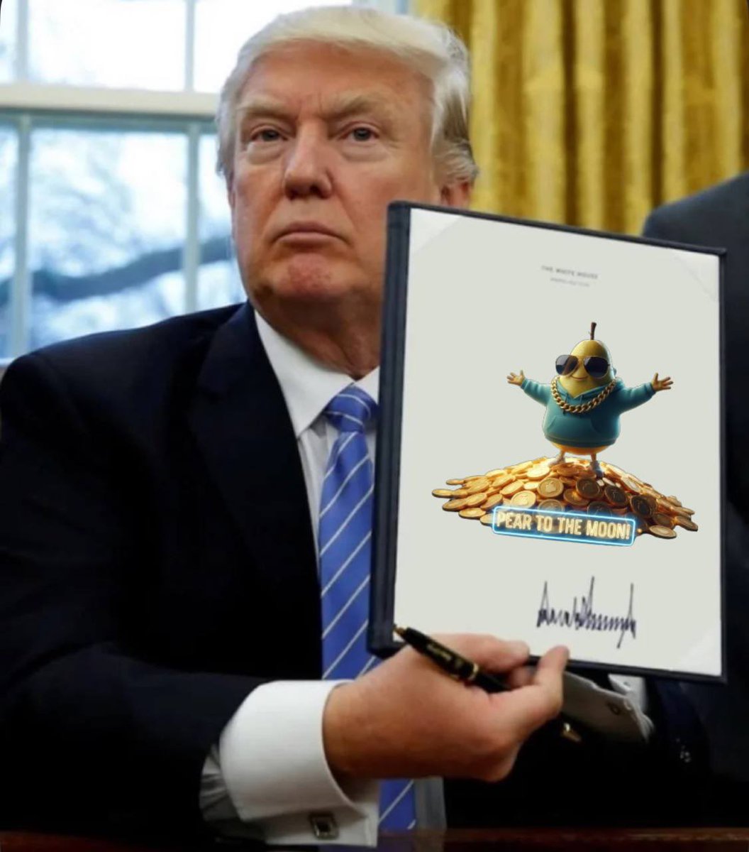 PowerPearSol's tweet image. The only law you need to know: $PEAR TO THE MOON! 🚀🍐

Approved by the highest authority. If you missed the train, this is your official sign to get in. Don't say I didn't warn you!

#BullRun #PearToTheMoon #SOL #CryptoCommunity