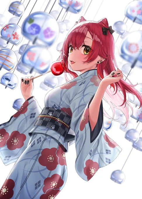 浴衣つなちゃん置いておきます