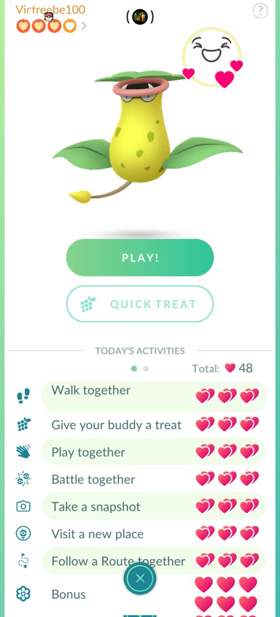 The extra hearts are definitely one of the best bonuses this event, very underrated!! 48 in one day is crazy! Gonna be ready for GoTour!

#PokemonGO 
#PokemonGoTour