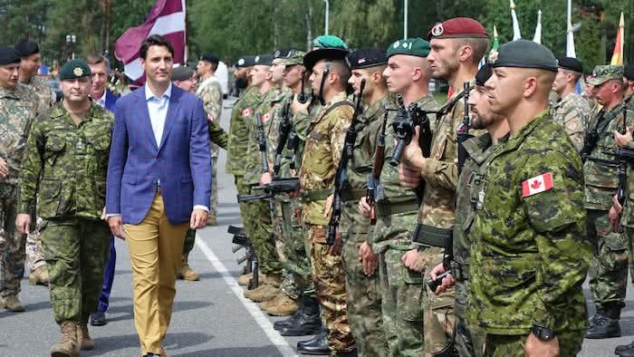 Forevertrumpie's tweet photo. Operation Maple Syrup.

Canada's Machiavellian plan to conquer the USA : to manipulate politeness until a guilt-ridden America capitulates. The strategic deployment of a cavalry of repentant moose, followed by a deluge of sanctions based on poutine and maple syrup.
#51stState https://t.co/DXGwA1UTLv