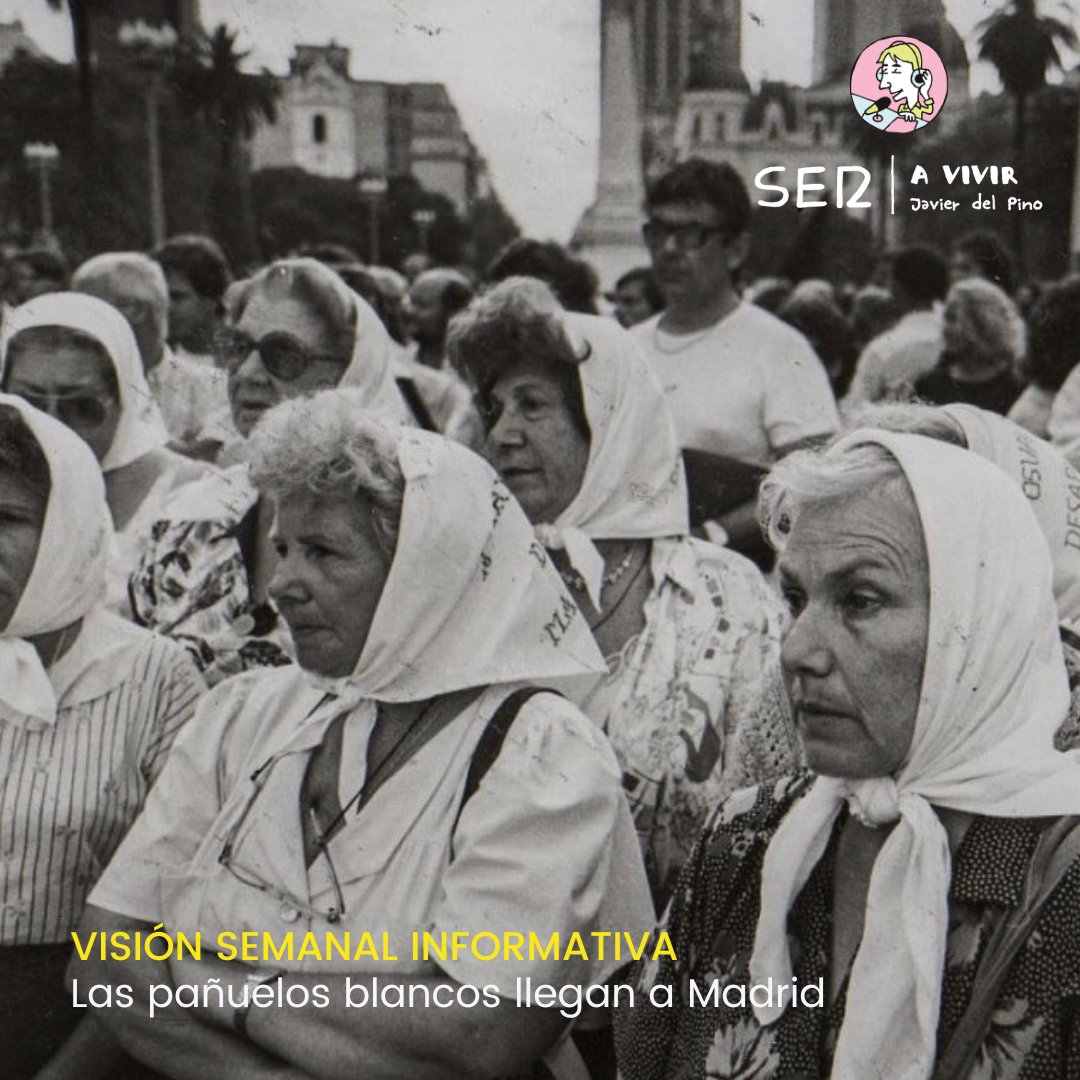 Pañuelos blancos que cruzan el océano. Las Madres y Abuelas de Plaza de Mayo reciben hoy en Madrid el Premio Abogados de Atocha 2026. El análisis de <a href="/loulancho/">Lourdeslancho</a> con <a href="/IsabelSalvador5/">Isabel Salvador</a>.