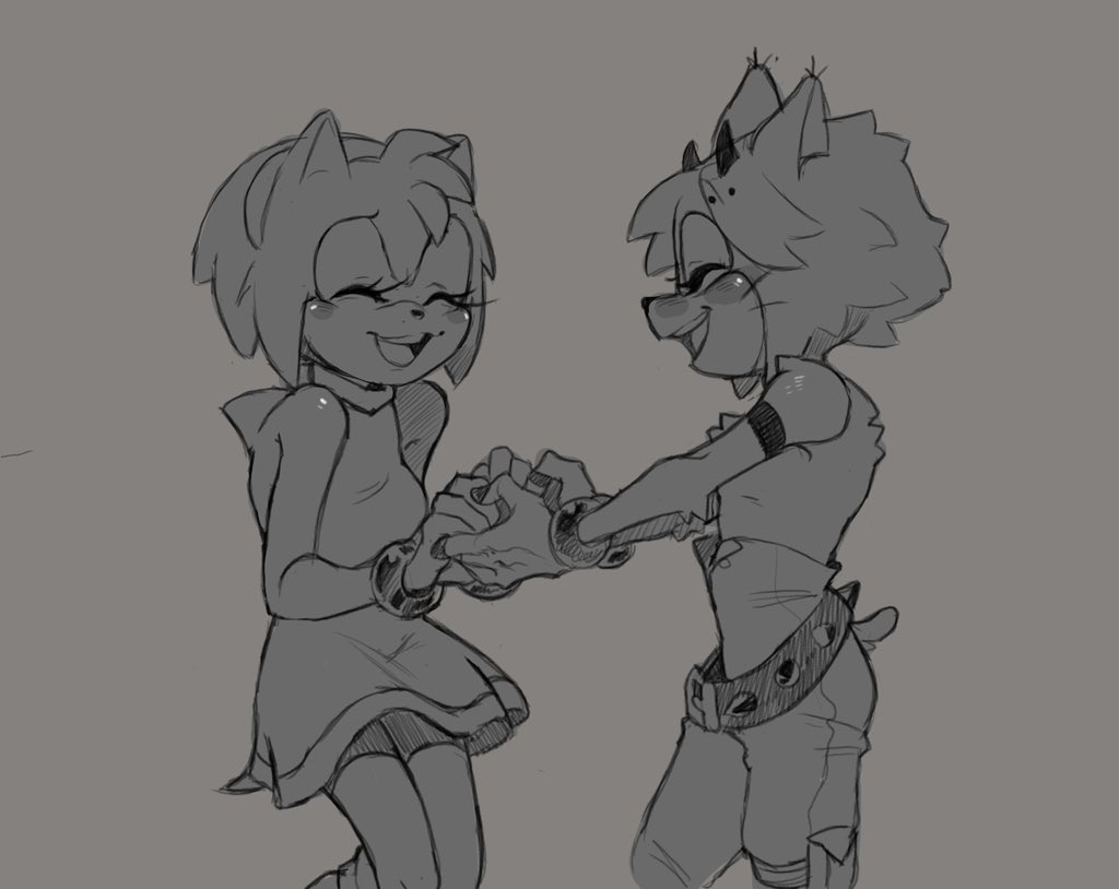 02_AVRIXD's tweet photo. Sketch de los personajes que me hicieron la artista que soy hoy en día. Sin ellos nunca hubiera comenzado a dibujar.
#amyrosefanart #SonicTheHedgehog #mobiansona #ocmobian https://t.co/vTl8JHjZN8