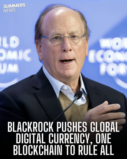 benonwine's tweet image. Larry Fink just dropped a major blueprint for the future at the World Economic Forum: a fully digitized global financial system.
Every asset, stocks, bonds, real estate, money market funds, even cash, would exist on a single unified blockchain. Ownership would be tokenized,…