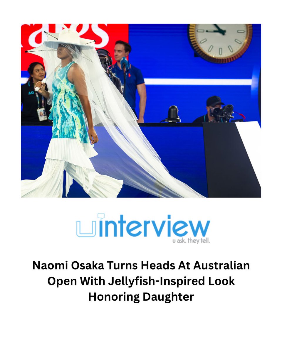 uinterview's tweet image. Naomi Osaka Turns Heads At Australian Open With Jellyfish-Inspired Look Honoring Daughter

#NaomiOsaka #AusOpen #SportsStyle

Follow @uinterview for the best viral videos, celebrity interviews, and news

Read More: uinterview.com/news/naomi-osa…