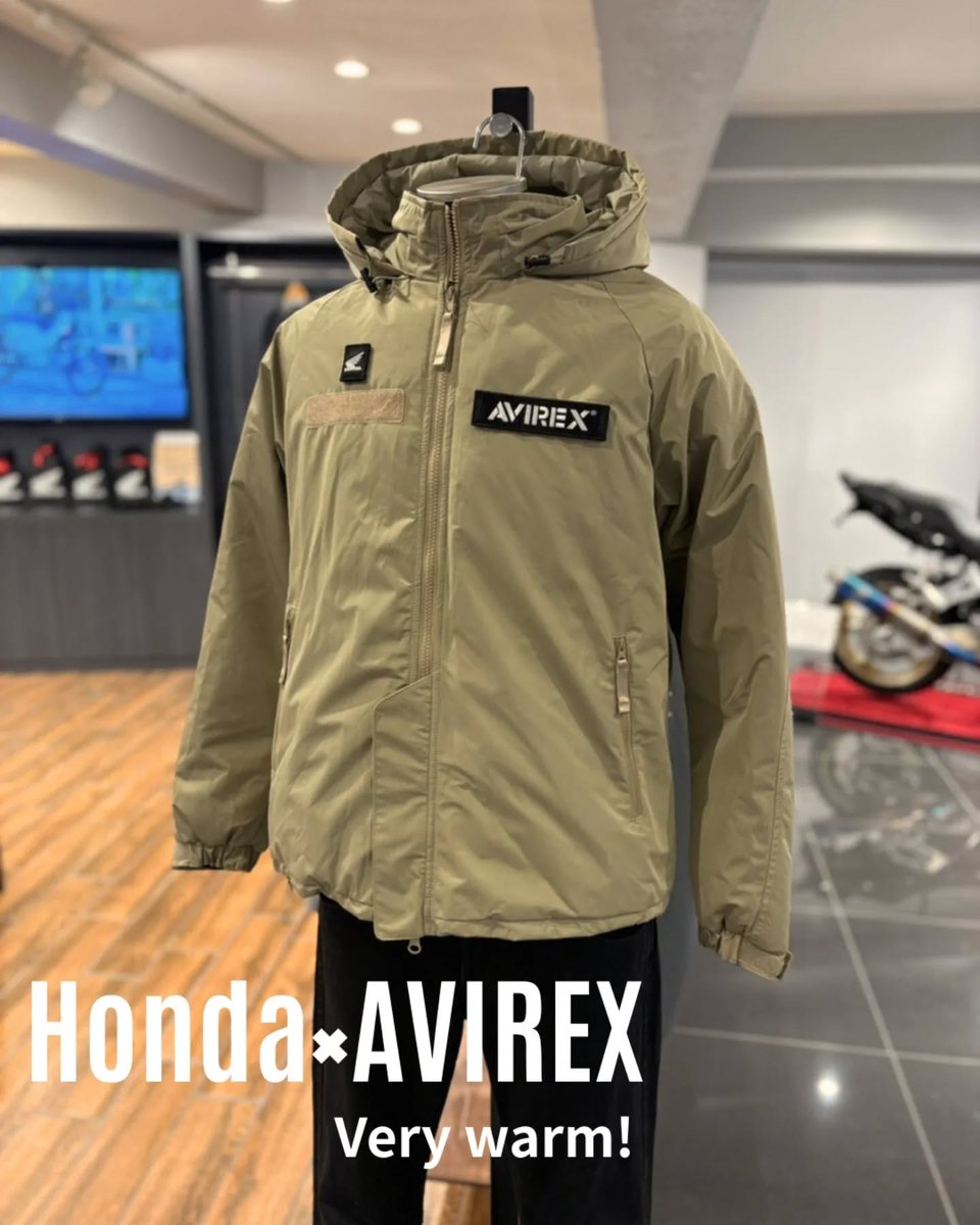 ホンダドリーム横浜戸塚です！ 『Honda×AVIREXエクワックスパーカー